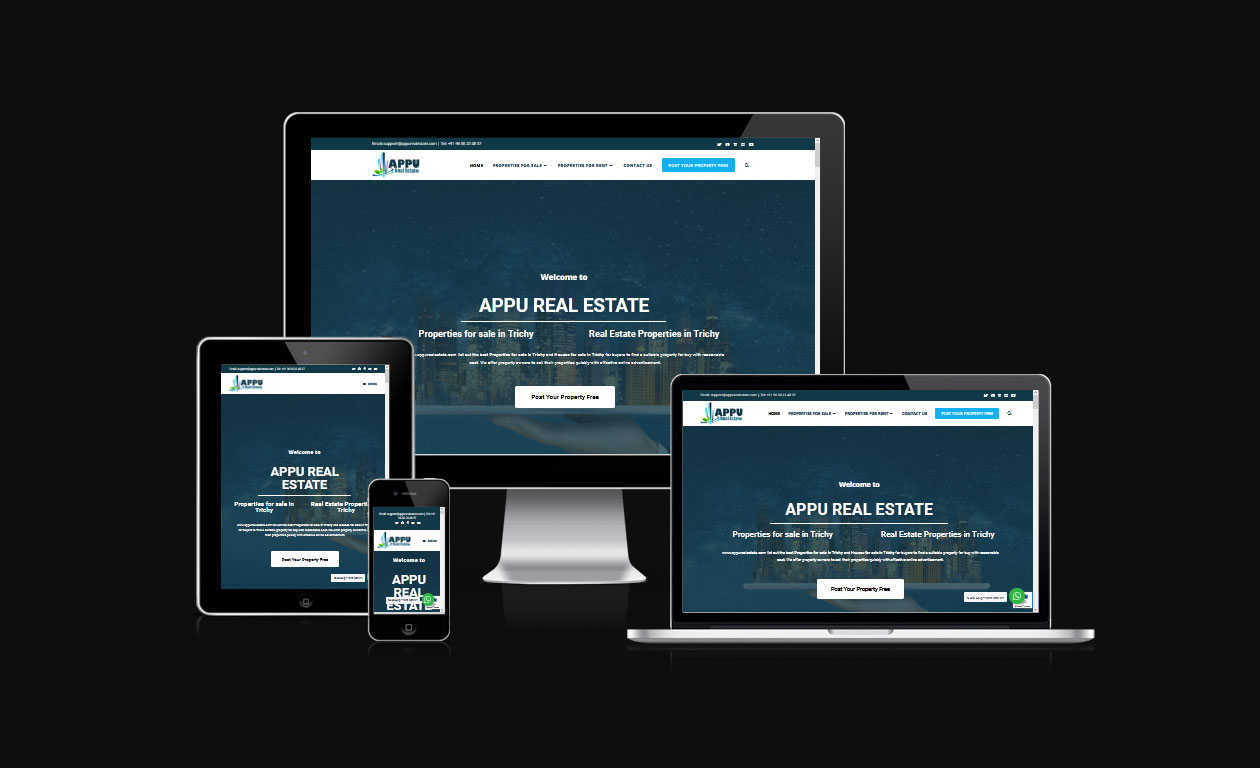 Appu Real Estate Website